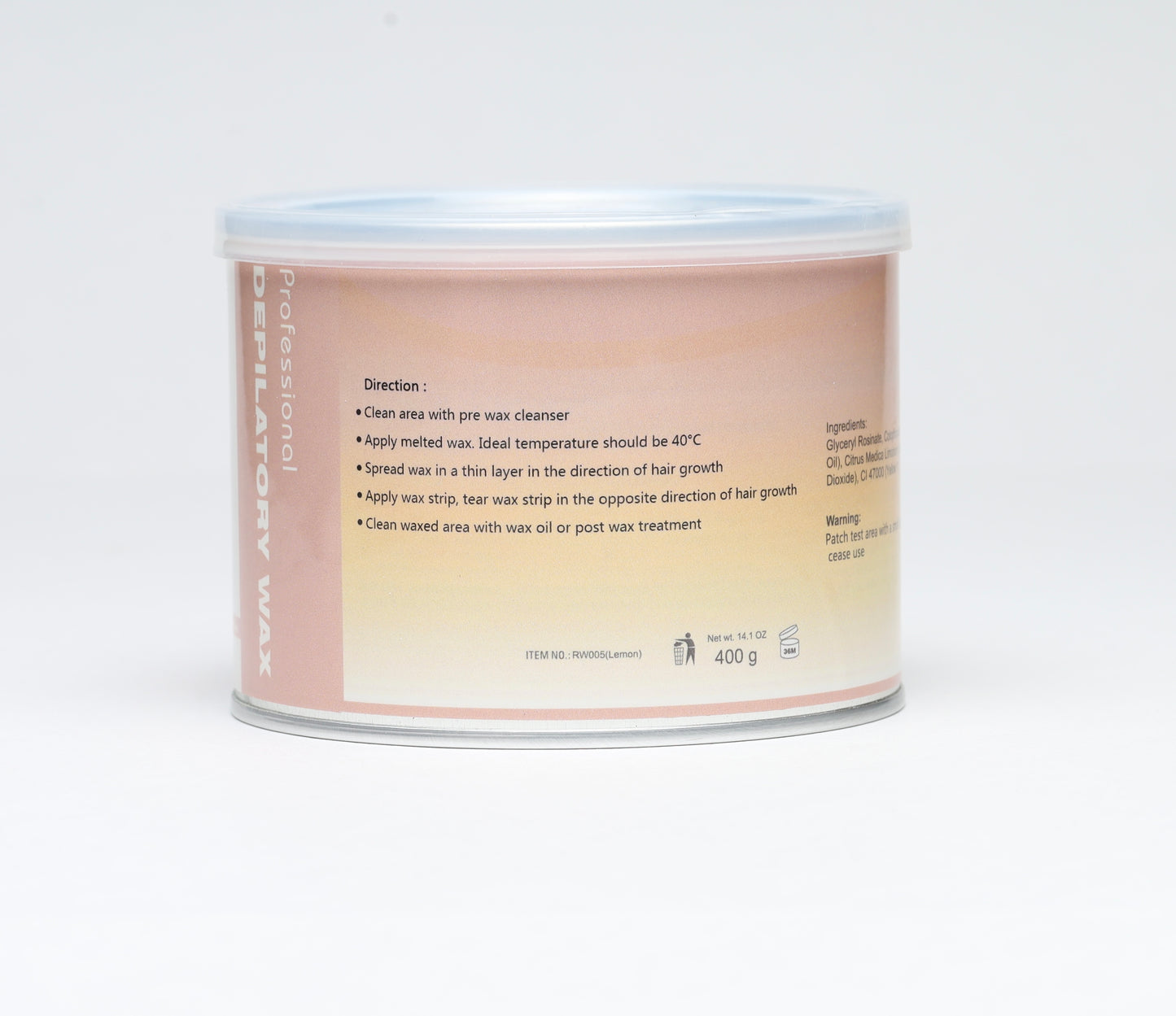 Lemon soft wax