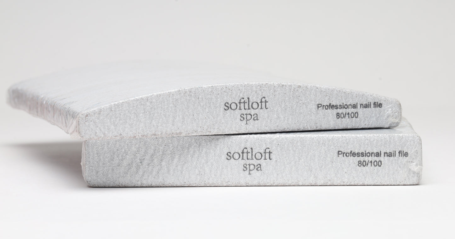 80/100 rectangle nail file