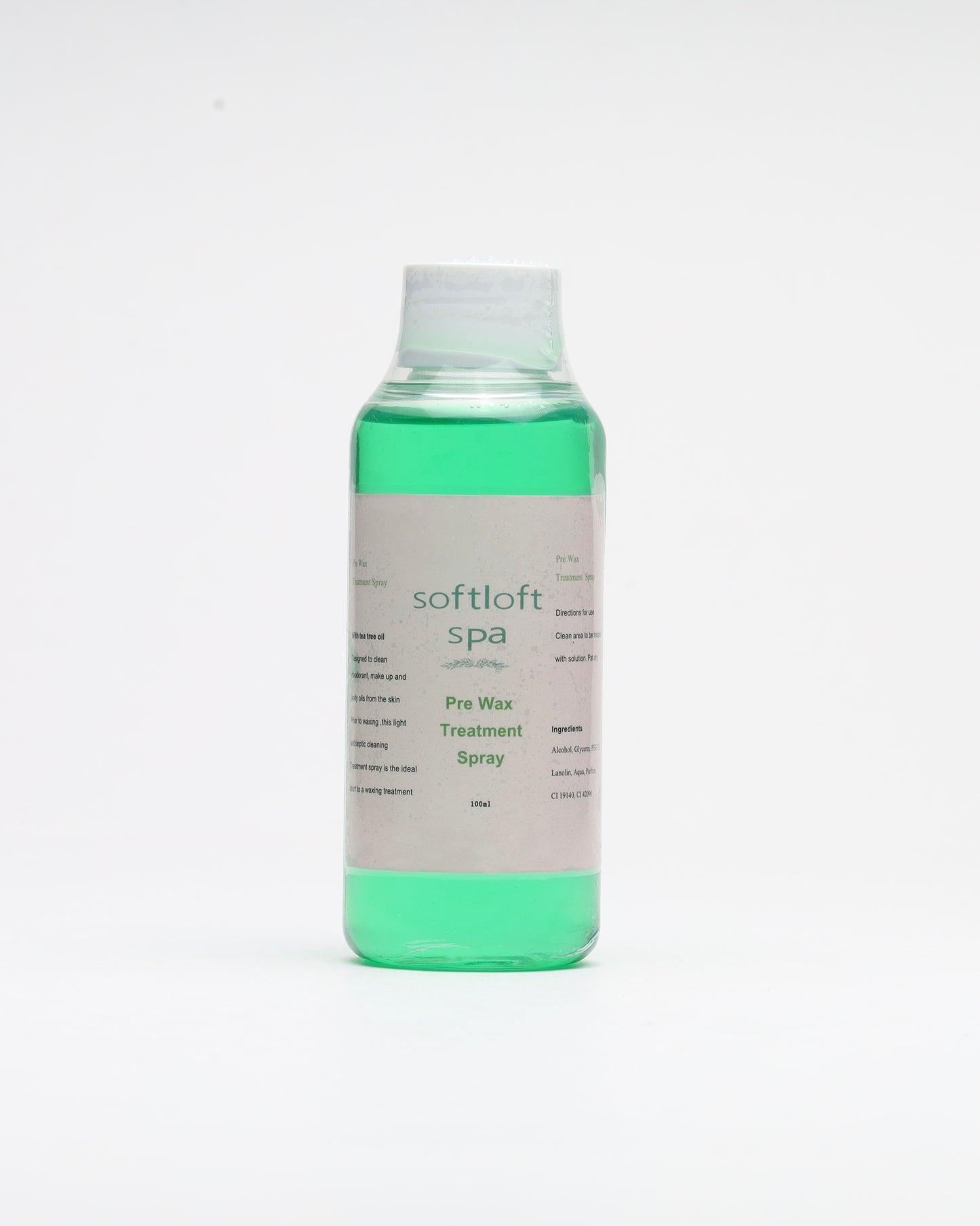 Pre wax treatment spray