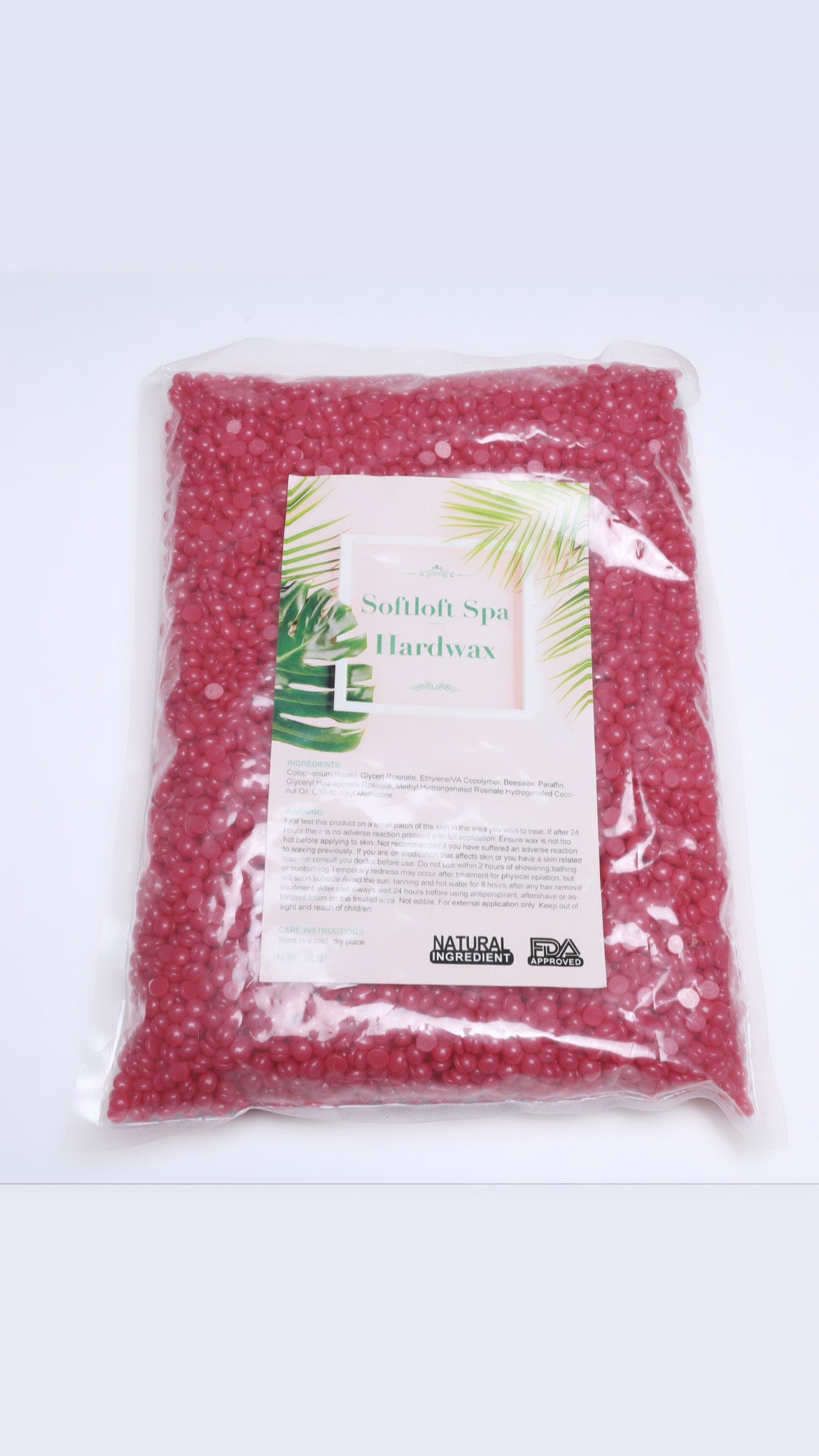 Hard wax (pink) 2.2 lb