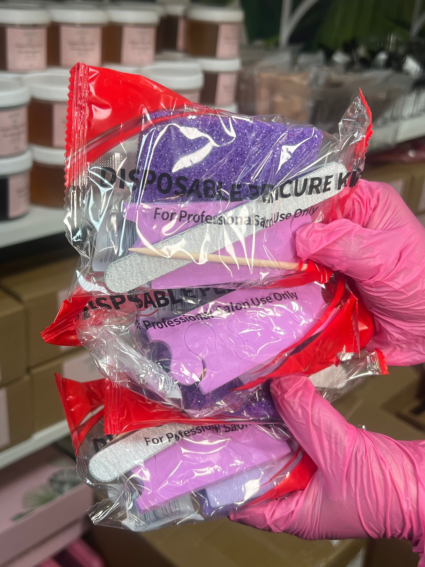 5 pcs pedicure set 200 count