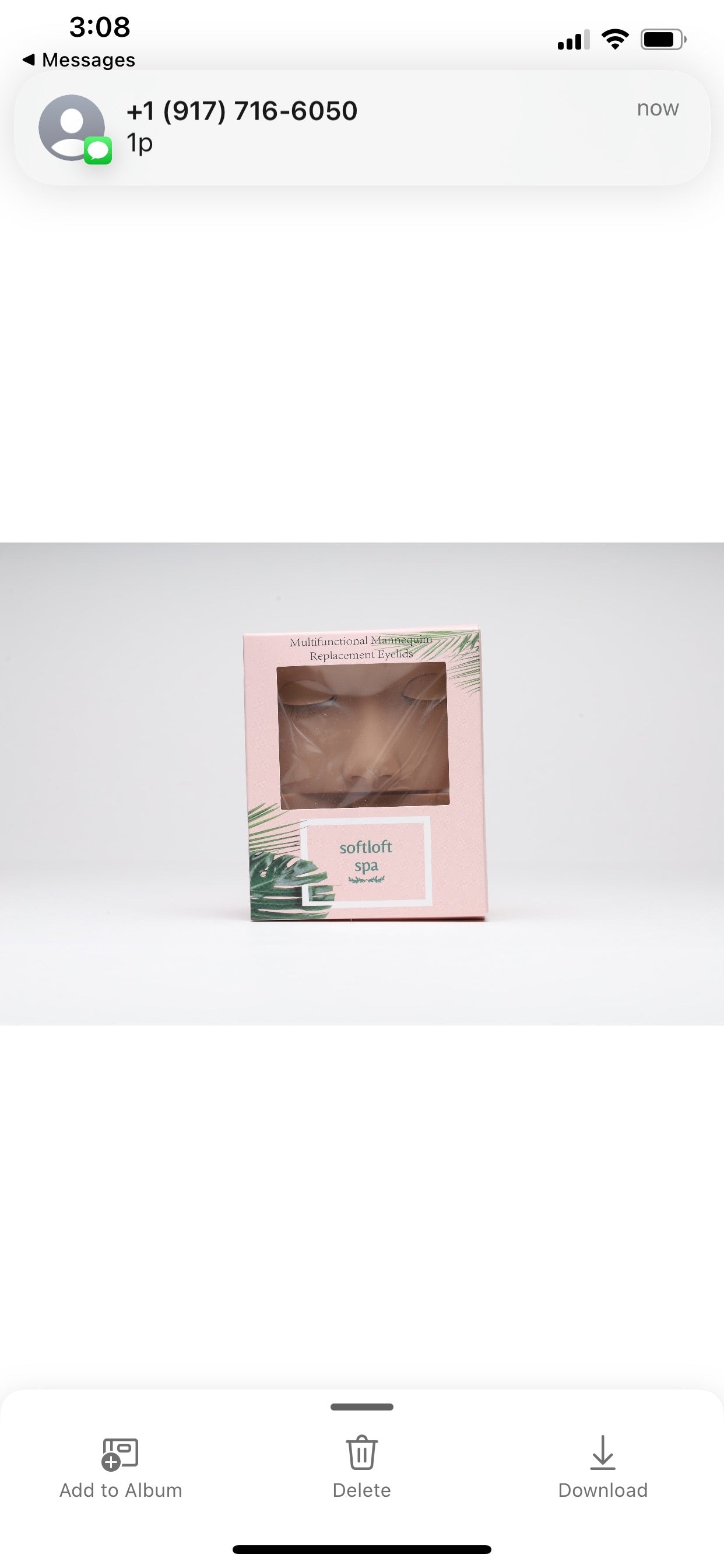 Practice skin for lash extensions