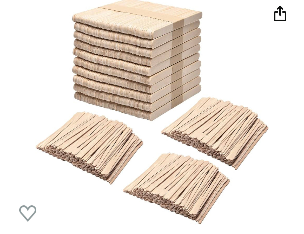 Wax spatula medium size (100 pieces)