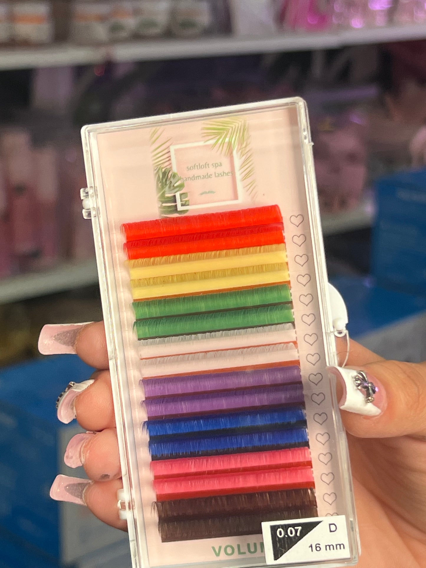 0.07 16mm D curl lash extension(volume)